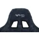 Кресло игровое геймерское Бюрократ VIKING KNIGHT LT27 FABRIC синий крестовина металл. Фото товара с разных ракурсов.