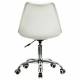 Кресло стул  "Eames MG-310 CH", хром, пластик белый, экокожа белая, 532923. Фото товара с разных ракурсов.