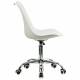Кресло стул  "Eames MG-310 CH", хром, пластик белый, экокожа белая, 532923. Фото товара с разных ракурсов.