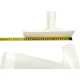Пара белых т-образных пластиковых подлокотников 682Т для офисного кресла.. Фото товара с разных ракурсов.